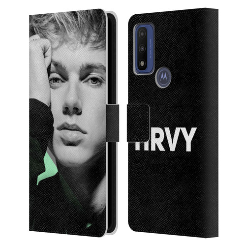 HRVY Graphics Calendar 7 Leather Book Wallet Case Cover For Motorola G Pure