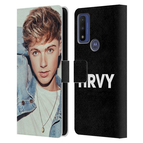 HRVY Graphics Calendar 4 Leather Book Wallet Case Cover For Motorola G Pure