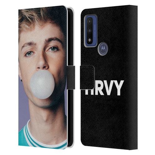 HRVY Graphics Calendar 2 Leather Book Wallet Case Cover For Motorola G Pure