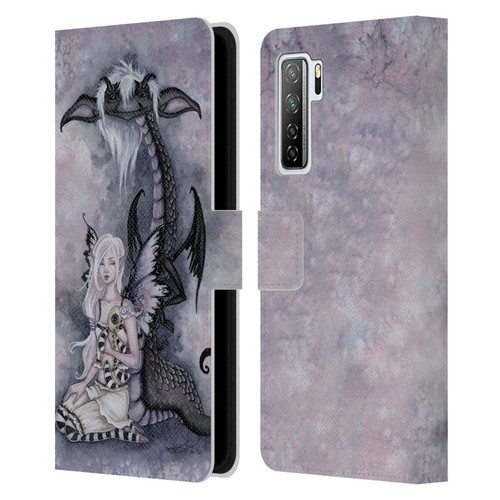Amy Brown Folklore Evie And The Nightmare Leather Book Wallet Case Cover For Huawei Nova 7 SE/P40 Lite 5G