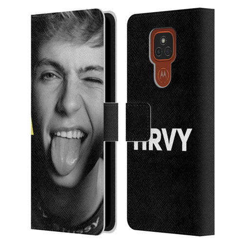 HRVY Graphics Calendar 5 Leather Book Wallet Case Cover For Motorola Moto E7 Plus