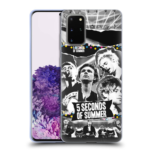 5 Seconds of Summer Posters Torn Papers 1 Soft Gel Case for Samsung Galaxy S20+ / S20+ 5G