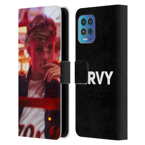 HRVY Graphics Calendar 6 Leather Book Wallet Case Cover For Motorola Moto G100