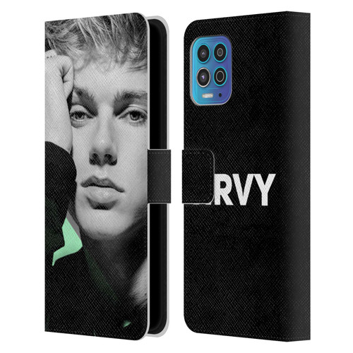 HRVY Graphics Calendar 7 Leather Book Wallet Case Cover For Motorola Moto G100