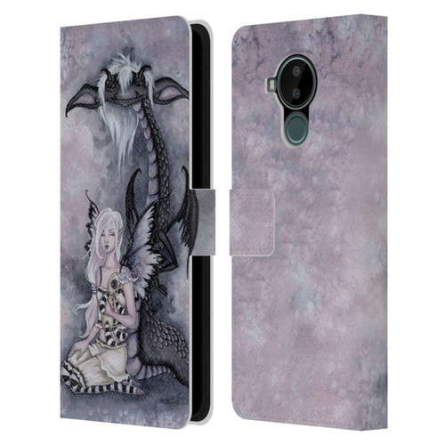 Amy Brown Folklore Evie And The Nightmare Leather Book Wallet Case Cover For Nokia C30