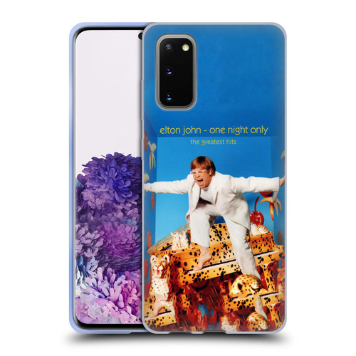 Elton John Artwork One Night Only Album Soft Gel Case for Samsung Galaxy S20 / S20 5G