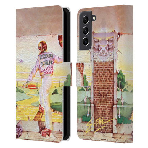 Elton John Artwork GBYR Album Leather Book Wallet Case Cover For Samsung Galaxy S21 FE 5G