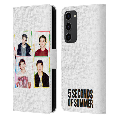 5 Seconds of Summer Posters Polaroid Leather Book Wallet Case Cover For Samsung Galaxy S23+ 5G