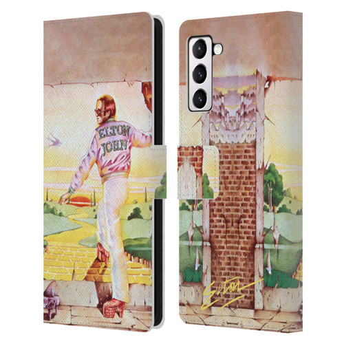 Elton John Artwork GBYR Album Leather Book Wallet Case Cover For Samsung Galaxy S21+ 5G