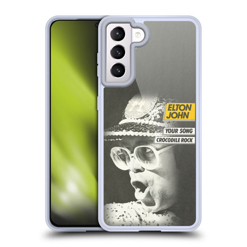 Elton John Artwork Your Song Single Soft Gel Case for Samsung Galaxy S21 5G