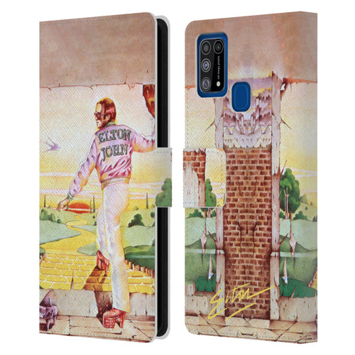 Elton John Artwork GBYR Album Leather Book Wallet Case Cover For Samsung Galaxy M31 (2020)