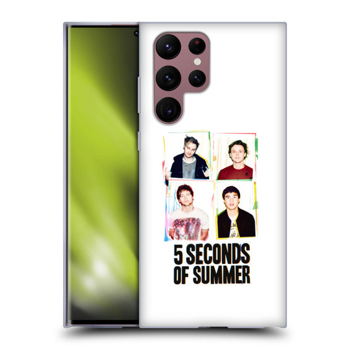 5 Seconds of Summer Posters Polaroid Soft Gel Case for Samsung Galaxy S22 Ultra 5G