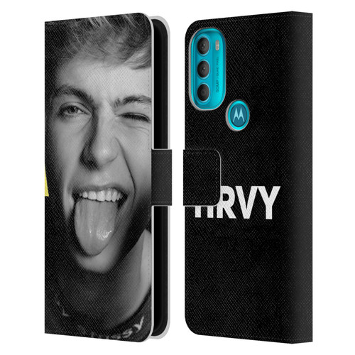 HRVY Graphics Calendar 5 Leather Book Wallet Case Cover For Motorola Moto G71 5G