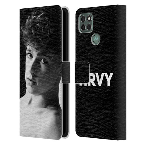 HRVY Graphics Calendar 9 Leather Book Wallet Case Cover For Motorola Moto G9 Power