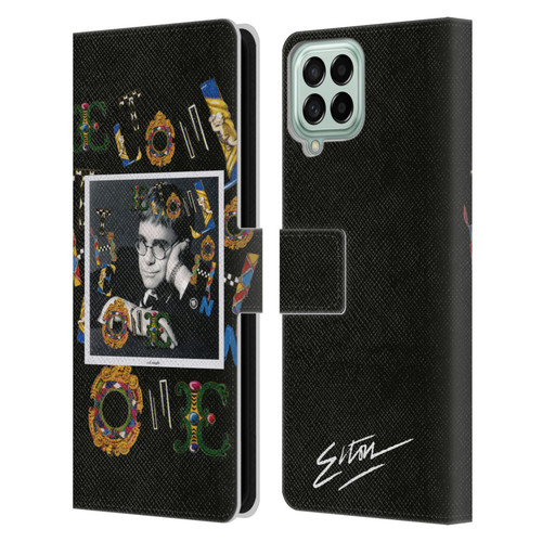 Elton John Artwork The One Single Leather Book Wallet Case Cover For Samsung Galaxy M53 (2022)