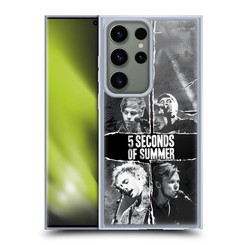 5 Seconds of Summer Posters Torn Papers 2 Soft Gel Case for Samsung Galaxy S23 Ultra 5G