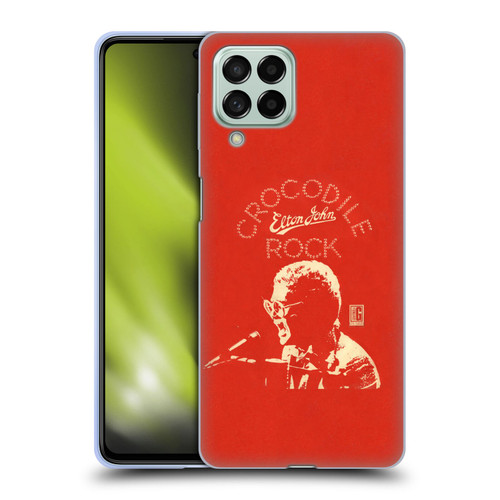 Elton John Artwork Crocodile Rock Single Soft Gel Case for Samsung Galaxy M53 (2022)