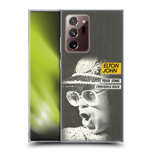 Elton John Artwork Your Song Single Soft Gel Case for Samsung Galaxy Note20 Ultra / 5G