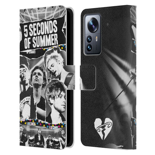 5 Seconds of Summer Posters Torn Papers 1 Leather Book Wallet Case Cover For Xiaomi 12 Pro
