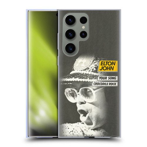Elton John Artwork Your Song Single Soft Gel Case for Samsung Galaxy S23 Ultra 5G