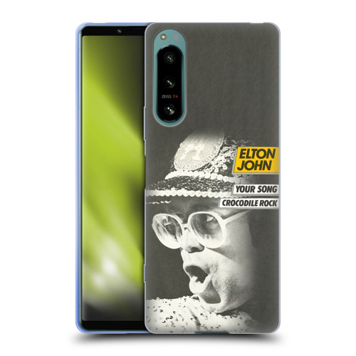 Elton John Artwork Your Song Single Soft Gel Case for Sony Xperia 5 IV