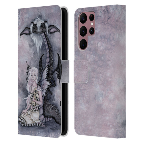 Amy Brown Folklore Evie And The Nightmare Leather Book Wallet Case Cover For Samsung Galaxy S22 Ultra 5G