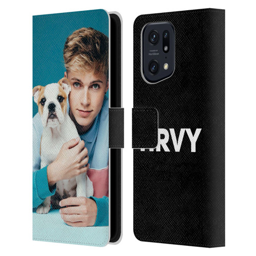 HRVY Graphics Calendar 10 Leather Book Wallet Case Cover For OPPO Find X5 Pro