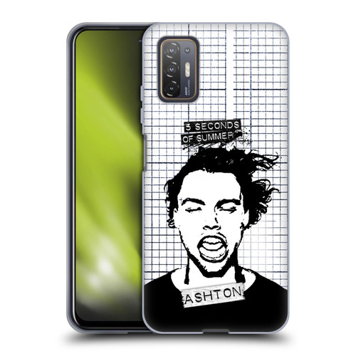 5 Seconds of Summer Solos Grained Ashton Soft Gel Case for HTC Desire 21 Pro 5G