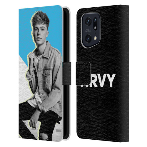 HRVY Graphics Calendar 3 Leather Book Wallet Case Cover For OPPO Find X5 Pro