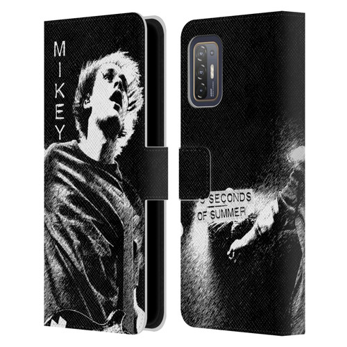 5 Seconds of Summer Solos BW Mikey Leather Book Wallet Case Cover For HTC Desire 21 Pro 5G