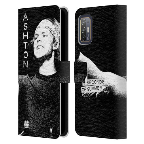 5 Seconds of Summer Solos BW Ashton Leather Book Wallet Case Cover For HTC Desire 21 Pro 5G