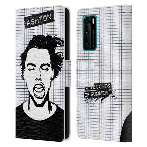 5 Seconds of Summer Solos Grained Ashton Leather Book Wallet Case Cover For Huawei P40 5G