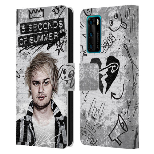 5 Seconds of Summer Solos Vandal Mikey Leather Book Wallet Case Cover For Huawei P40 5G