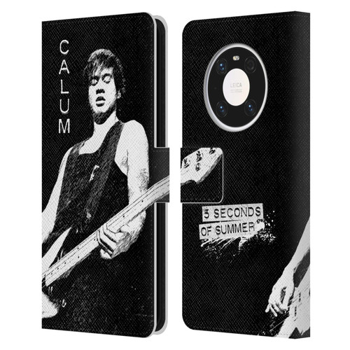 5 Seconds of Summer Solos BW Calum Leather Book Wallet Case Cover For Huawei Mate 40 Pro 5G