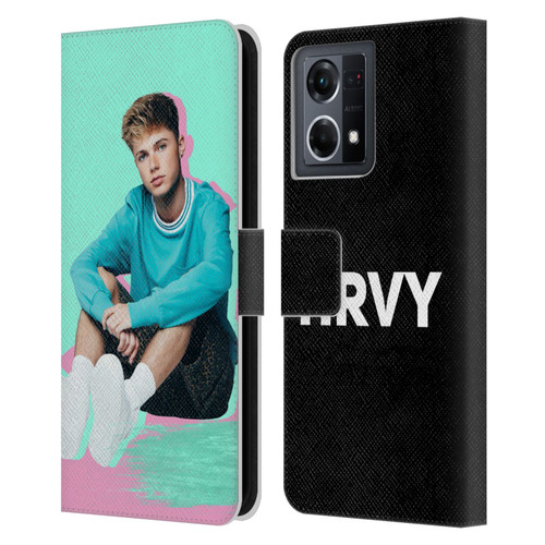 HRVY Graphics Calendar Leather Book Wallet Case Cover For OPPO Reno8 4G