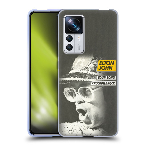 Elton John Artwork Your Song Single Soft Gel Case for Xiaomi 12T Pro