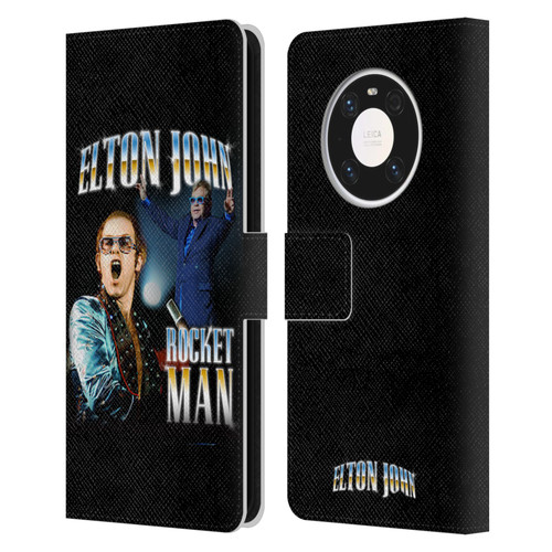 Elton John Rocketman Key Art Leather Book Wallet Case Cover For Huawei Mate 40 Pro 5G