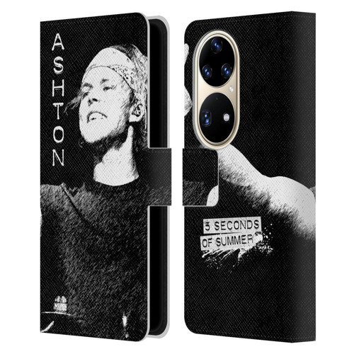 5 Seconds of Summer Solos BW Ashton Leather Book Wallet Case Cover For Huawei P50 Pro