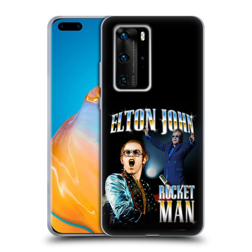 Elton John Rocketman Key Art Soft Gel Case for Huawei P40 Pro / P40 Pro Plus 5G