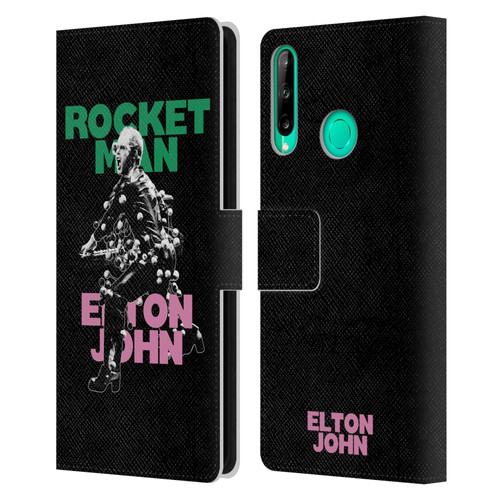 Elton John Rocketman Key Art 5 Leather Book Wallet Case Cover For Huawei P40 lite E