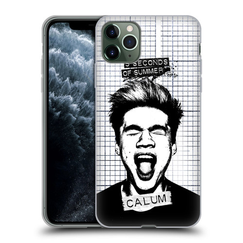 5 Seconds of Summer Solos Grained Calum Soft Gel Case for Apple iPhone 11 Pro Max