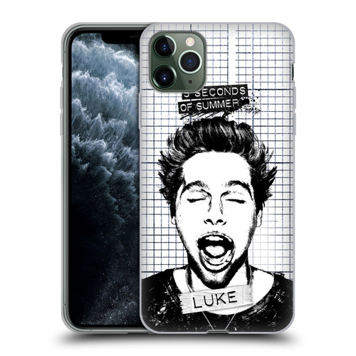 5 Seconds of Summer Solos Grained Luke Soft Gel Case for Apple iPhone 11 Pro Max