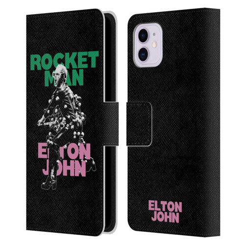 Elton John Rocketman Key Art 5 Leather Book Wallet Case Cover For Apple iPhone 11