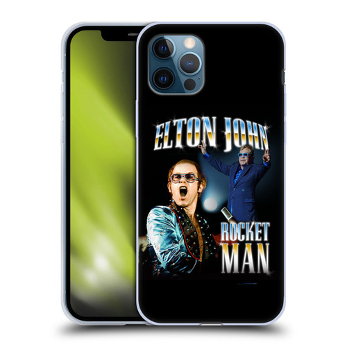 Elton John Rocketman Key Art Soft Gel Case for Apple iPhone 12 / iPhone 12 Pro