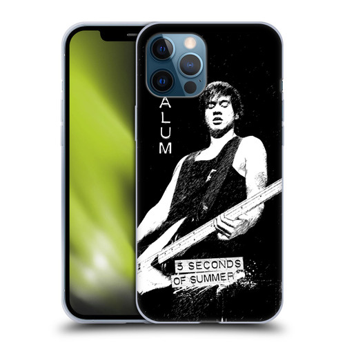 5 Seconds of Summer Solos BW Calum Soft Gel Case for Apple iPhone 12 Pro Max
