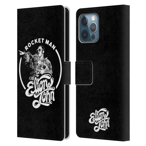 Elton John Rocketman Key Art 2 Leather Book Wallet Case Cover For Apple iPhone 12 Pro Max