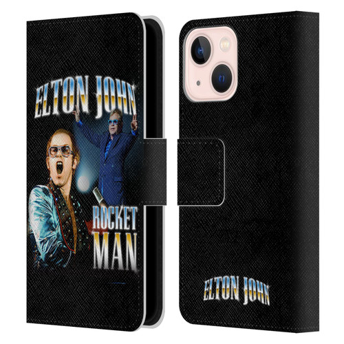 Elton John Rocketman Key Art Leather Book Wallet Case Cover For Apple iPhone 13 Mini
