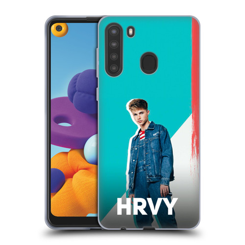 HRVY Graphics Calendar 8 Soft Gel Case for Samsung Galaxy A21 (2020)