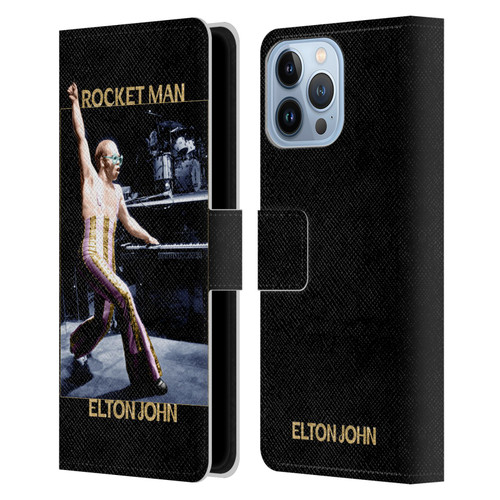 Elton John Rocketman Key Art 3 Leather Book Wallet Case Cover For Apple iPhone 13 Pro Max