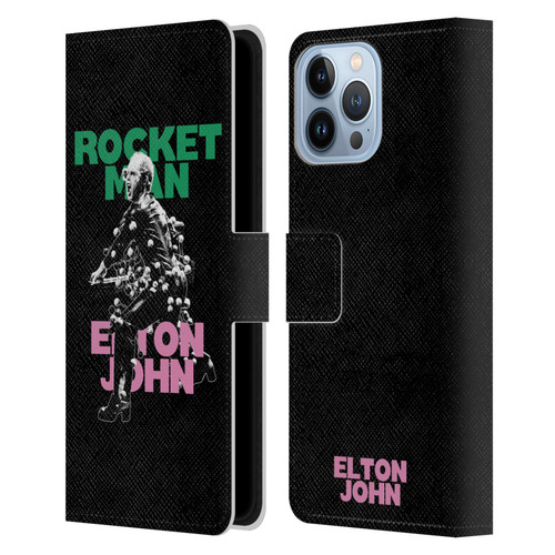 Elton John Rocketman Key Art 5 Leather Book Wallet Case Cover For Apple iPhone 13 Pro Max